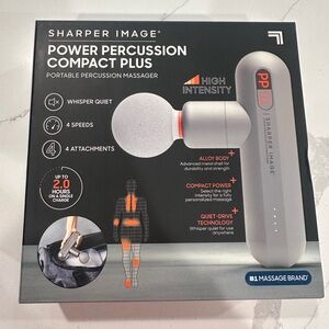 Sharper Image Gray Power Percussion Massager